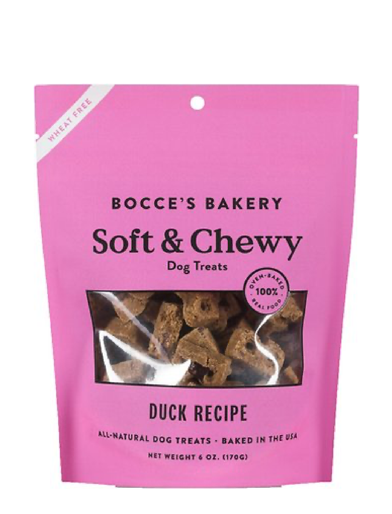 Bocce's Soft & Chewy Duck 6oz.