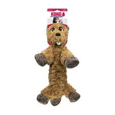 KONG Wild Low Stuff Flopzie Beaver, 10in.