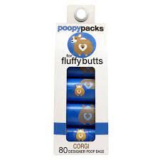 Metro Paws Poopy Packs® for Fluffy Butts, 4 roll, 80 ct.
