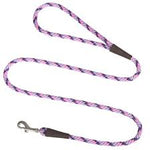 Mendota 3/8" x 4' Small Snap Leash, Lilac