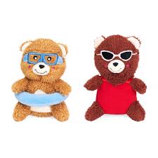 Zippy Paws Cheeky Chumz Jr. Poolside Fun, 2 pack,, 7"