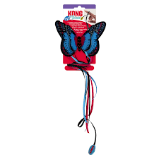 Kong Butterfly Teaser Cat Toy, Blue