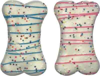 Decorated Bone Cookie, 3.5", Assorted