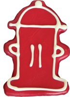 Hydrant Dog Cookie, 3"