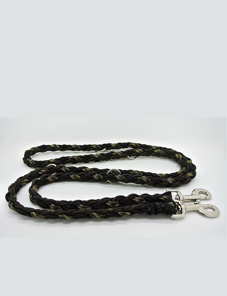 
            
                Load image into Gallery viewer, Leashes By Liz Multipurpose Leash for Small Breeds, Camo OD, 6ft
            
        