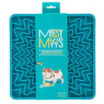 Messy Mutts Dog Licking Mat, Blue, 10in. x 10in.