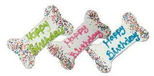 Happy Birthday Bone Cookie, 5"