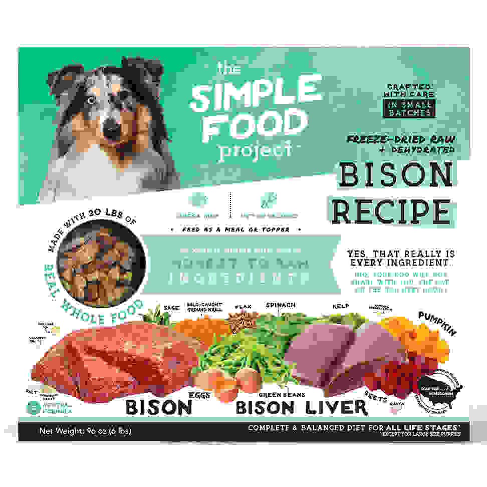 The Simple Food Project - BISON, 6lbs