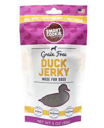Smart Cookie Natural Duck Jerky Strips 3 oz.