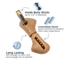 Tall Tails Bully Stick Holder, M, Bacon Scent