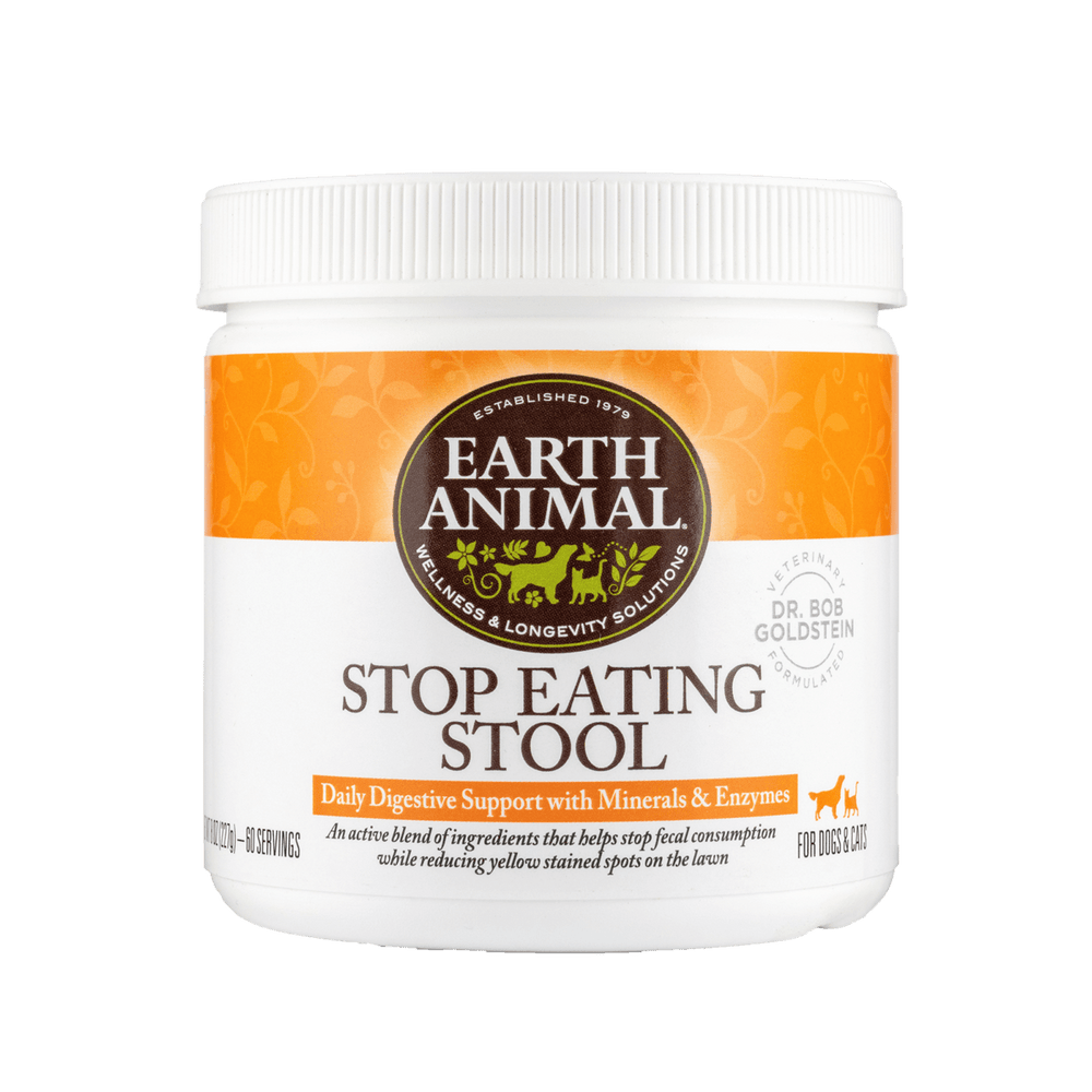 Earth Animal Stop Eating Stool Nutritional Supplement, 8 oz.