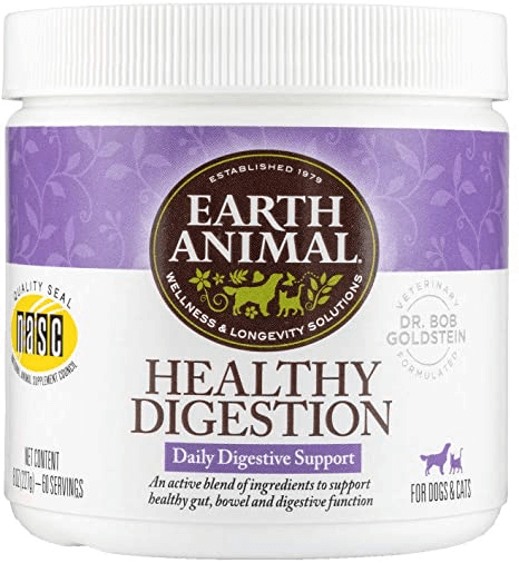 Earth Animal Healthy Digestion Nutritional Supplement, 8 oz.