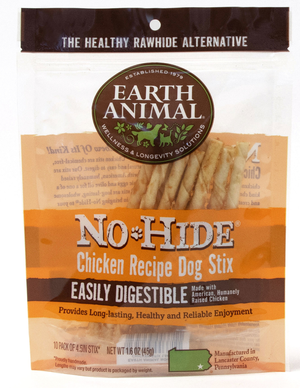 
            
                Load image into Gallery viewer, Earth Animal No-Hide Chicken Stix 10 pack
            
        