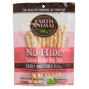 Earth Animal No-Hide Salmon Stix 10 pack