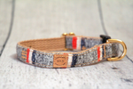 Finnegan’s No.3 Heather Gray Stripe Collar S