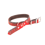 Love My Dog - Hoxton Tartan Harris Tweed Collar S