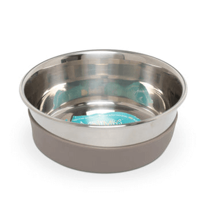 Messy Mutts Stainless Steel Non-Slip Bowl, Large