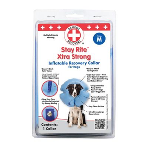Remedy+Recovery Stay Rite Xtra Strong Inflatable Recovery Collar, M