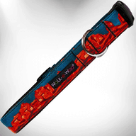 Walk-e-woo Rockin' Red Rocks Collar, XL, 18-28", 1.5"w