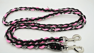 
            
                Load image into Gallery viewer, Leashes By Liz Multipurpose Leash, Small Breed, Pink, 6 ft
            
        