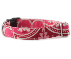 
            
                Load image into Gallery viewer, Sophisticated Pup Emmalee Collar, L, Pink, 17-21”
            
        