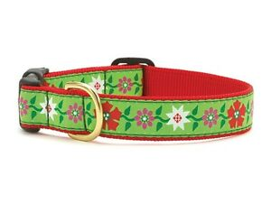Up Country Poinsettia Collar M (12-18”)