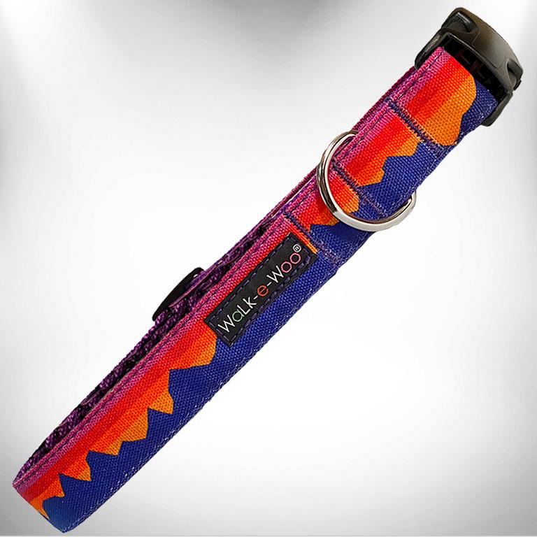 Walk-e-woo Mountain Purple Collar, S, 10-14”