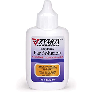 ZYMOX Enzymatic Ear Solution with 0.5% Hydrocortisone, 1.25 oz