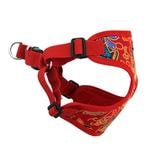 
            
                Load image into Gallery viewer, Doggie Design Wrap &amp;amp; Snap Harness, Tahiti Red - S
            
        