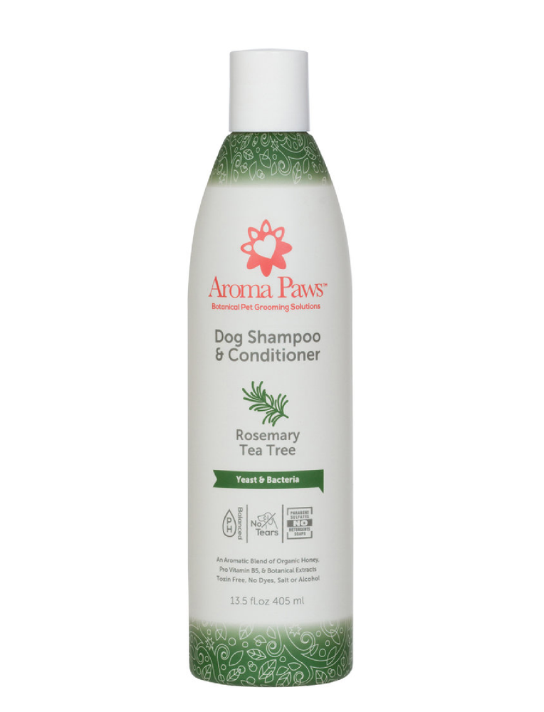 
            
                Load image into Gallery viewer, Aroma Paws Rosemary/Teatree Shampoo 13.5 oz.
            
        