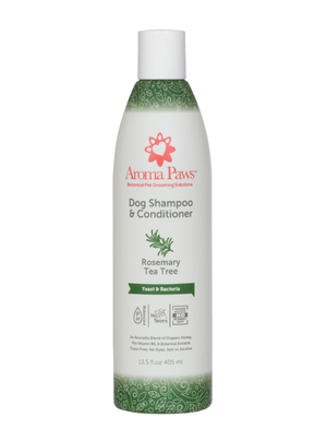 
            
                Load image into Gallery viewer, Aroma Paws Rosemary/Teatree Shampoo 13.5 oz.
            
        