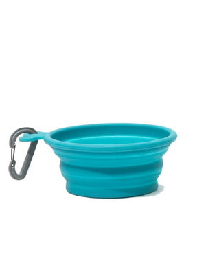 Messy Mutts - Collapsible Bowl, Blue, 3c. capacity
