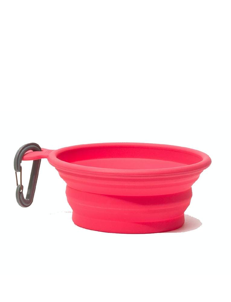 Messy Mutts - Collapsible Bowl, Red, 3c. capacity