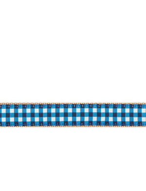Up Country Navy Gingham Harness, M