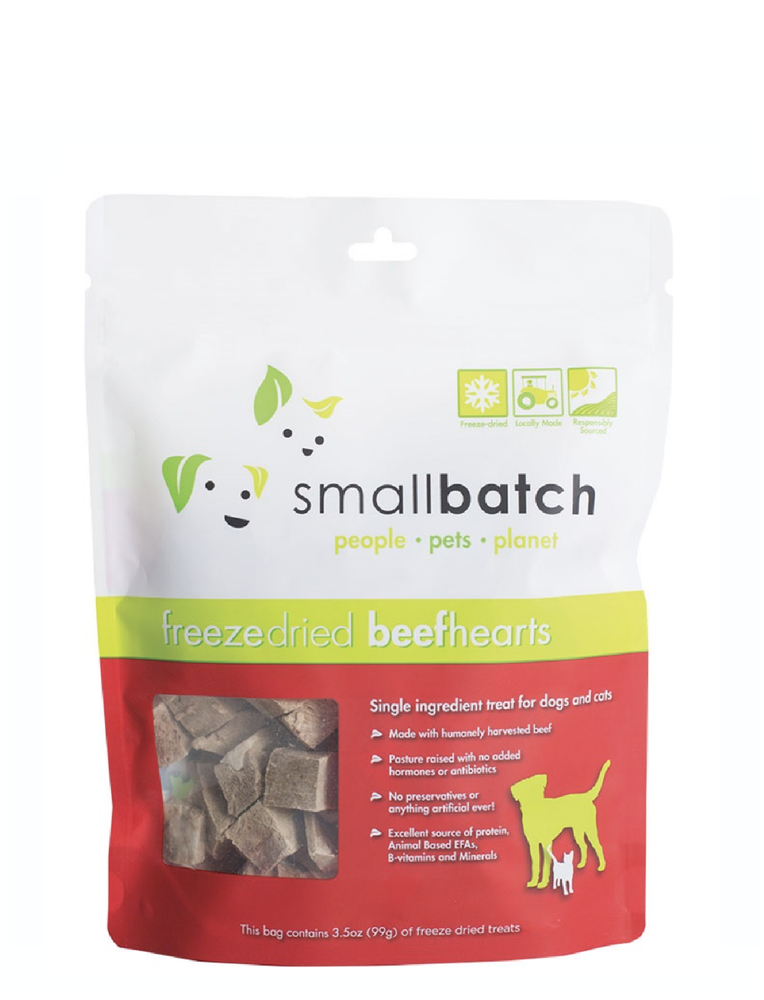 
            
                Load image into Gallery viewer, Small Batch FD Beef Heart Treats, 3.5 oz.
            
        