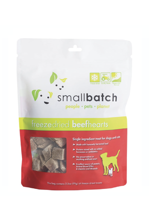 Small Batch FD Beef Heart Treats, 3.5 oz.