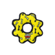 Tuffy Jr Gear Ring, Yellow, 8” Diameter